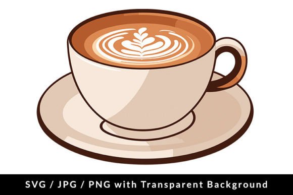 Coffee Cup Clip Art SVG PNG JPG