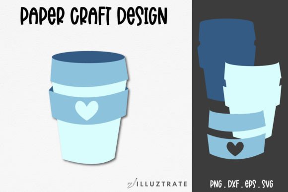 Coffee Cup Paper Crafting SVG Coffee