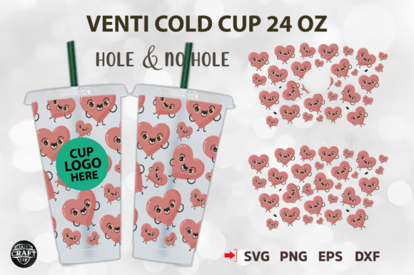 Fun Heart Valentine’s Day Venti Cold