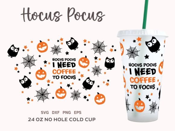 Halloween SVG Cold Cup 24oz