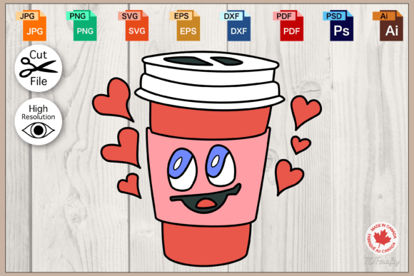 Smiling to Go Coffee Cup