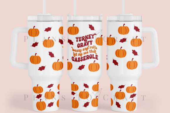 Turkey Gravy 40oz Tumbler Sublimation